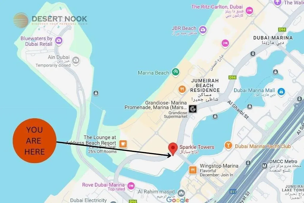Best Location Marina & Sea View 1 Min From Jbr Dubai